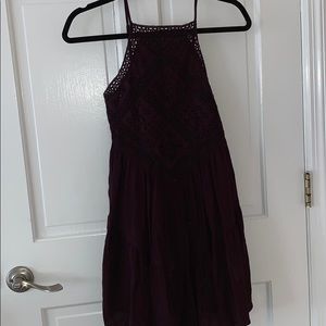 Maroon dress